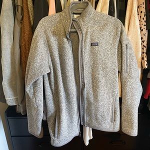 Women’s Patagonia Full Zip Grey Fleece Large